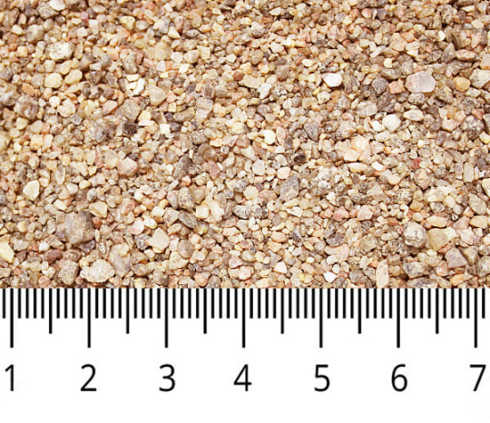 Песок кварцевый фракция 1,0–2,0 мм 